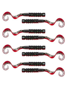 Savage Gear Pro Grub 6.5cm 2gr Cor: Red N Black 8pcs